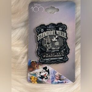 Disney 2021 100 Mickey Mouse Steamboat Willie Poster Enamel Pin